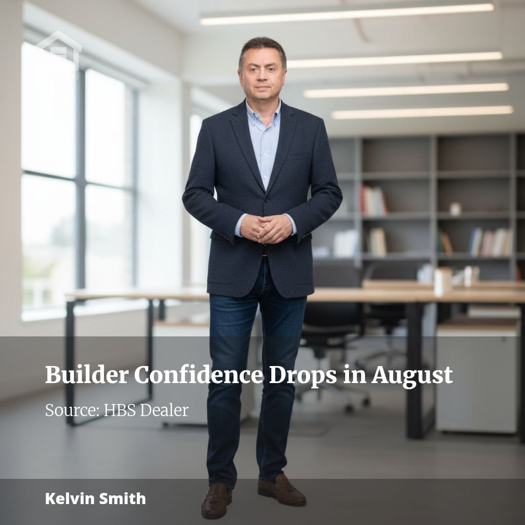Builder Confidence Remains Steady Despite August Challenges