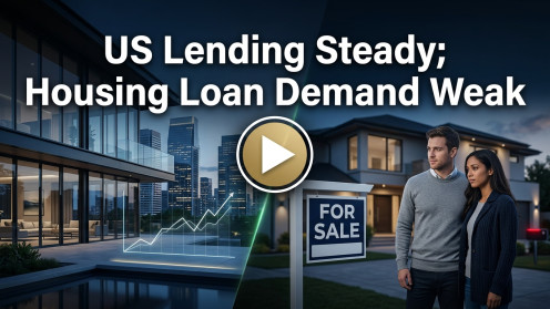 US Lending Steady; Housing Loan Demand Weak
